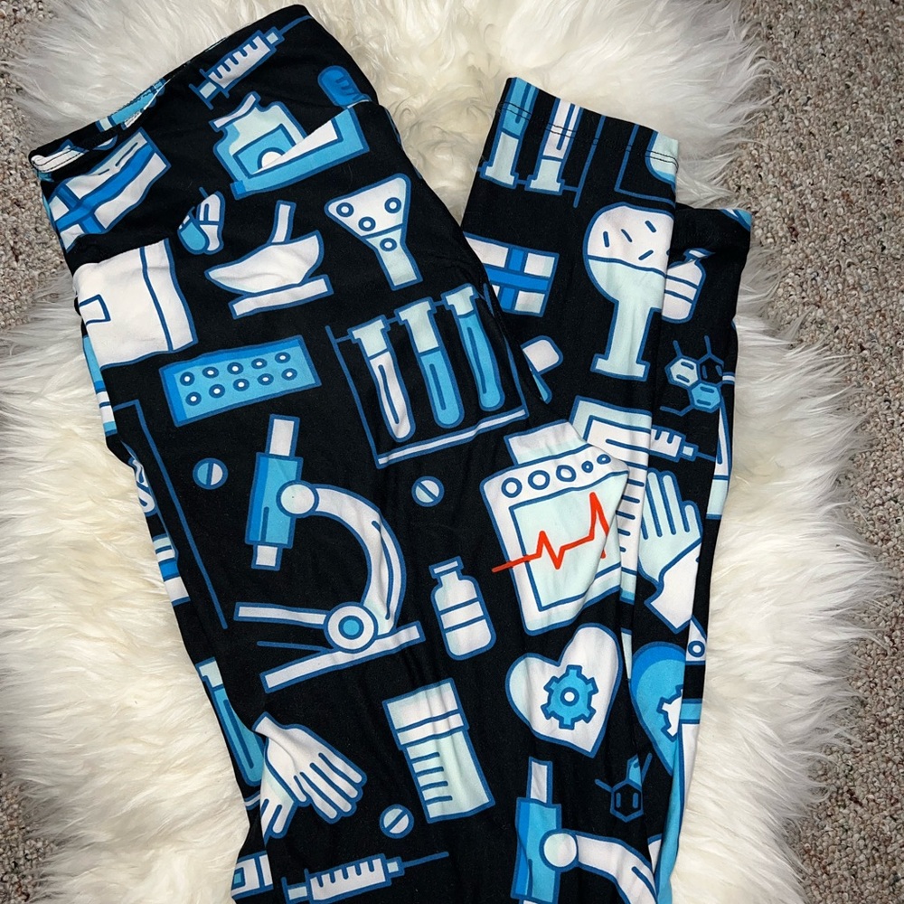 Lularoe MEDICAL FIELD NURSING DOCTOR leggings